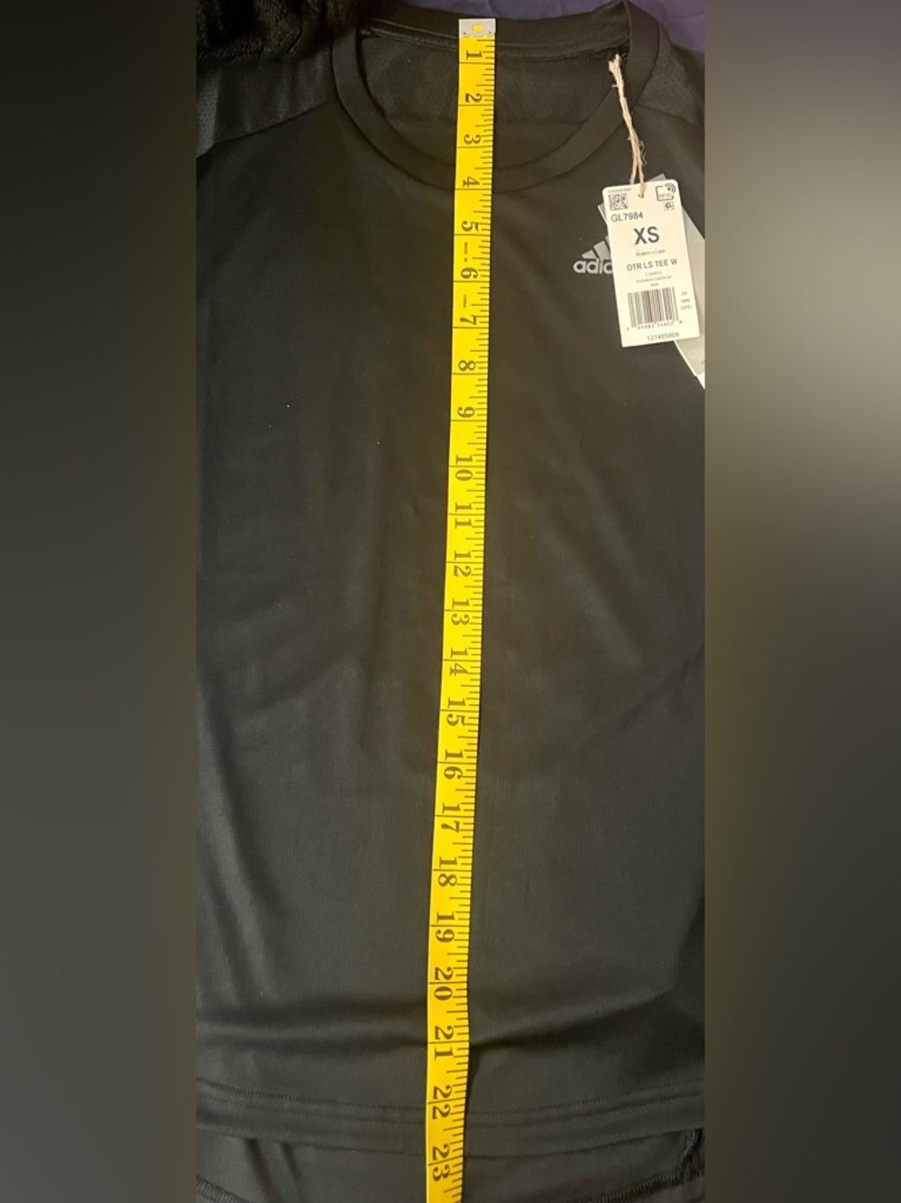 Adidas OTR Long Sleeve Running Tee Black Aeroready Lightweight Athletic Top NWT - Picture 12 of 12